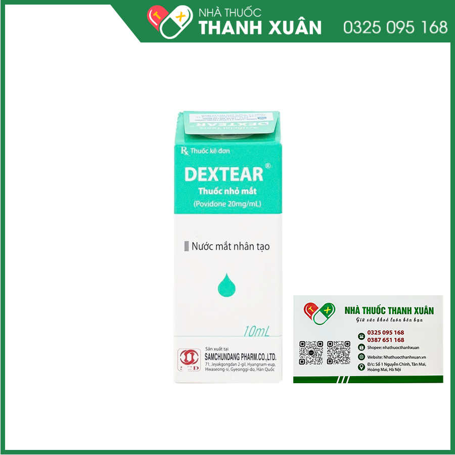 Dextear thuốc điều trị triệu chứng khô mắt